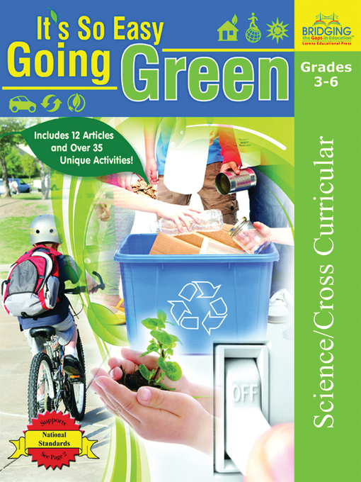 Title details for It's So Easy Going Green by Heather Knowles - Available